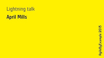 ABE15 April Mills: Lightning talk - Playground