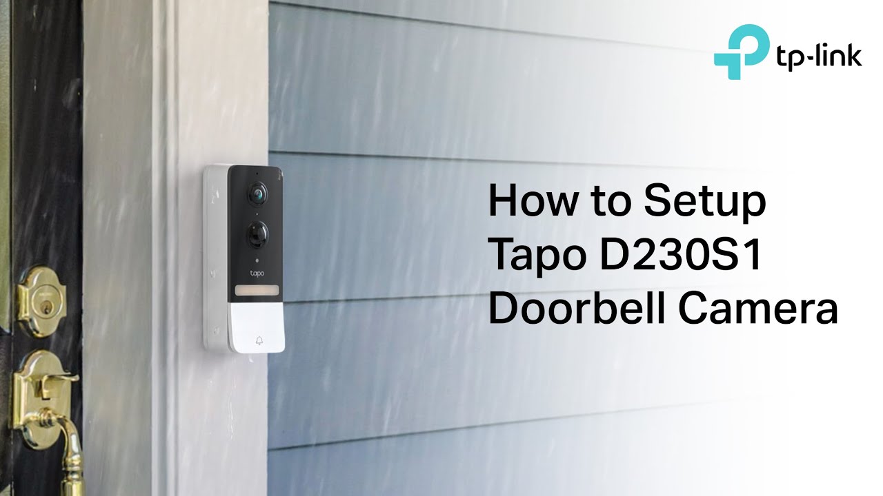 How to Set Up Your Tapo Video Doorbell Camera Kit (Tapo D230S1)