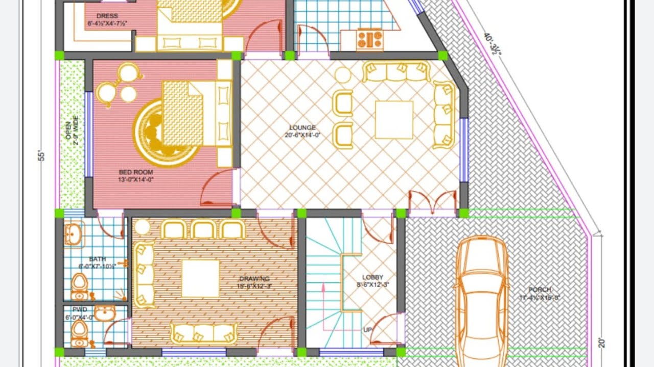 3 Bedroom House Plans Luxurious  Simple Designs