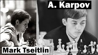 Anatoly Karpov acribilla a Mark Tseitlin.