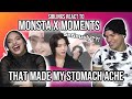 Siblings react to "MONSTA X  funny moments that made my stomach ache | REACTION