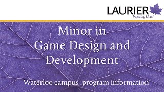 Game Design and Development minor at Wilfrid Laurier University Waterloo Campus