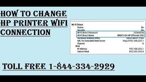 1-844-334-2929 How to Change HP Printer WiFi Connection #123hpcomsetup #123hpcomsetupprintscanfax