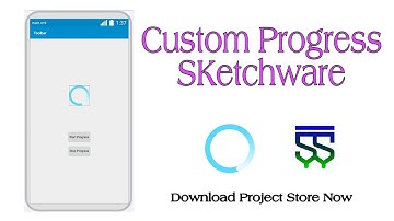 Custom ProgressBar Sketchware | How to make custom progressbar in sketchware