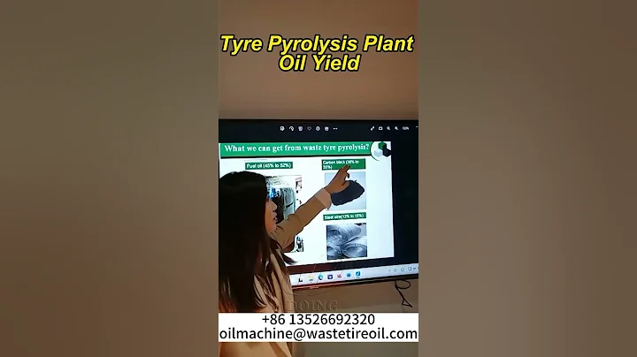 Waste Tyre Pyrolysis Plant Oil Yield-Get 4-5Ton Fuel Oil From 10T Waste Tiresa #tirepyrolysis