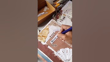 Brown Journal ✨#aesthetic#journal#ideas#art#scratch#2025#journaling#creative#shorts#craft#diy