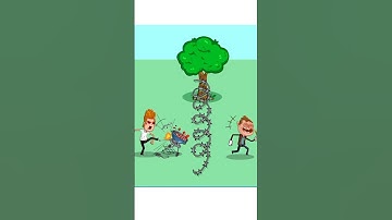 Troll robber Thief Puuzle leval.1 gameplay video and Android iOS games #short feed #thiefpuzzle