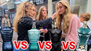 Women React To Jean Paul Gaultier Le Male Le Male Le Parfum Ultra Male Le Beau Street Battle
