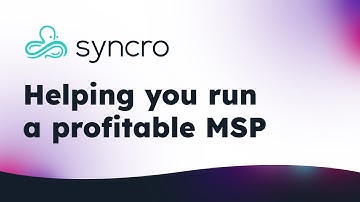 Syncro: Helping you run a profitable MSP