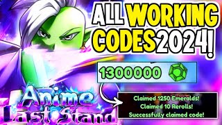 UPD⚡ANIME LAST STAND CODES MAY 2024 | ROBLOX ANIME LAST STAND CODES 2024