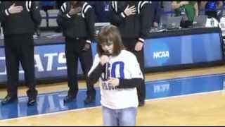 16-Year-Old Autistic Girl Sings The National Anthem And Totally Nails It