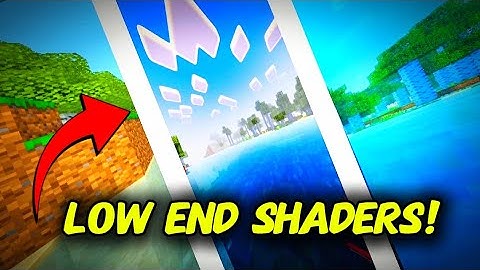 Top 3 BEST Low End Shaders for MCPE 1.21+ 🔥 | Smooth & No Lag