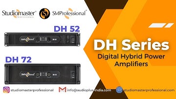 DH Series - Digital Hybrid Power Tracking #ClassD (TD) #Amplifiers by #StudiomasterProfessional