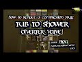 How To Replace Diverter Valve ~ Compression Style Tub To Shower