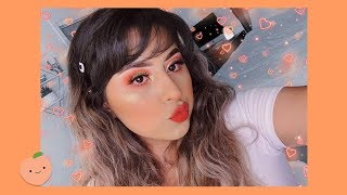 soft peach makeup tutorial 🍑 screenshot 2