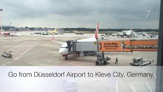 How to get from Düsseldorf Airport to Kleve City Rhein Waal University