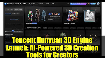 Tencent Hunyuan 3D Engine Launch: AI-Powered 3D Creation Tools for Creators