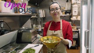 Inside Becky Lin&#39;s Home &amp;  Restaurant (Including a Scallion Pancake Cooking Demo!) Open House TV