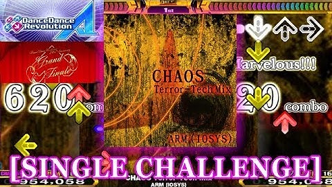 【DDR A(2018)】 CHAOS Terror-Tech Mix [SINGLE CHALLENGE] 譜面確認＋クラップ