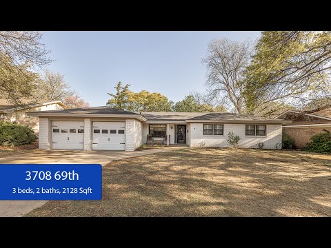 3708 69th Dr, Lubbock, TX home video tour