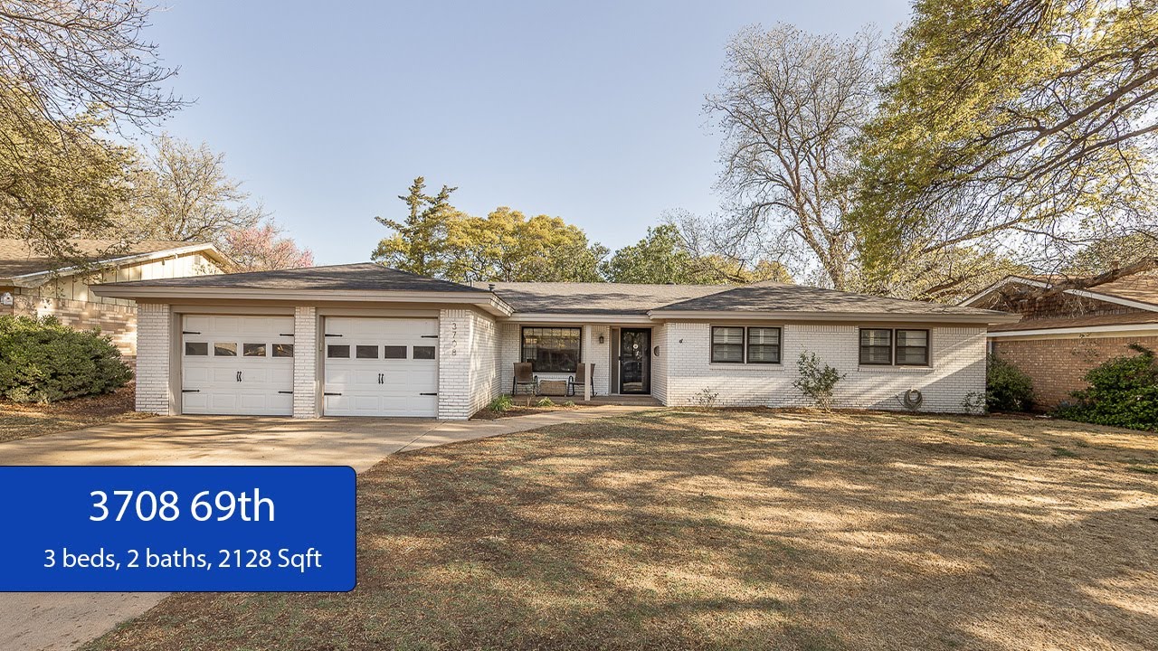 Home For Sale 3708 69th Dr, Lubbock, TX 79413