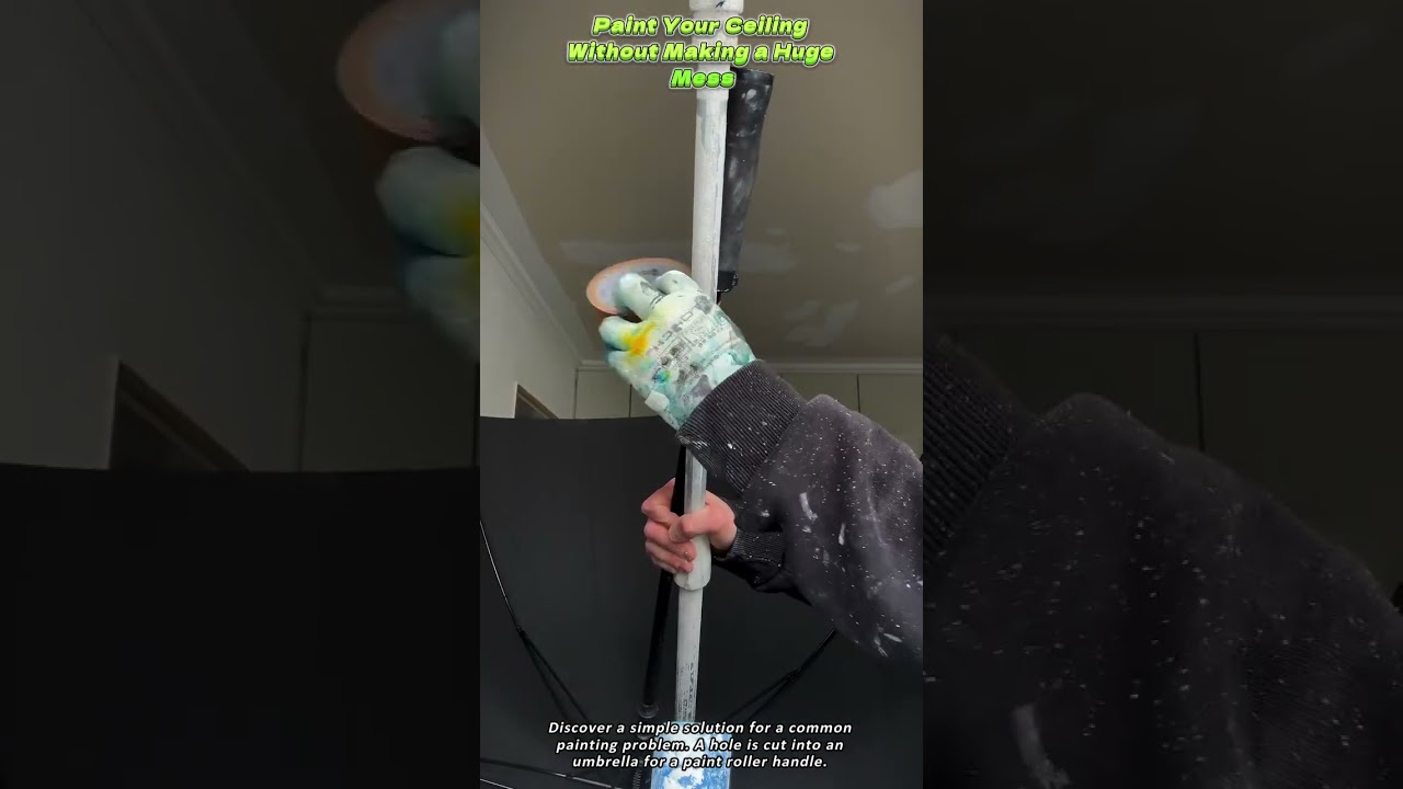 Paint Your Ceiling Without Making a Huge Mess