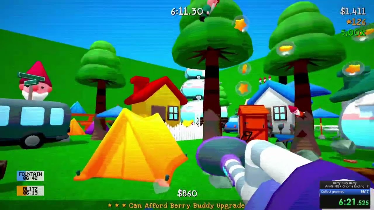 Berry Bury Berry Any% NG+ Gnome Ending in 17:47:697