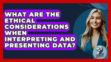 What Are The Ethical Considerations When Interpreting And Presenting Data? - Philosophy Beyond