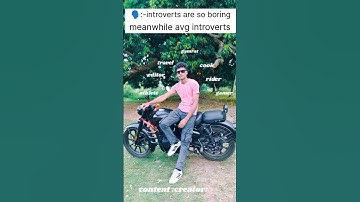 introverts are so boring ! #introvert