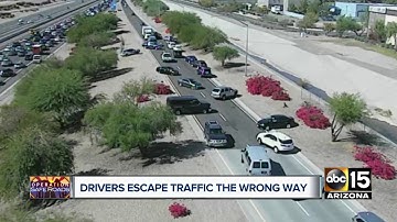 Multiple wrong-way drivers use on-ramp to exit L-202