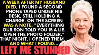 A Week After My Husband Died, I Found a Phone Taped Under His Desk — What He Left Me Changed My