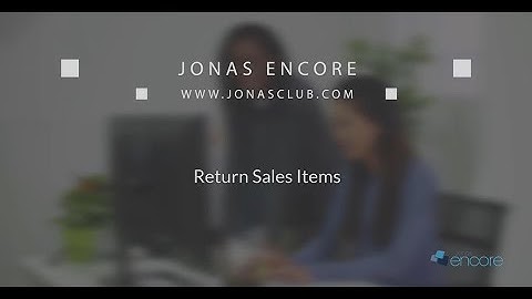 Point of Sale - Return Sales Item
