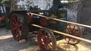 Rumely Oil Pull and saw.