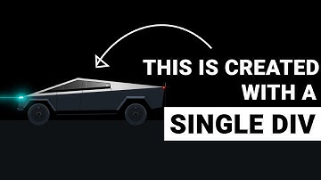 7 Single Div Element Illustrations With CSS