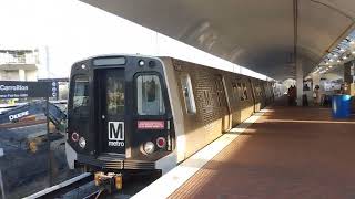 Details 4 car 7000 Series #7396 & #7736 leaving New Carrollton Guide