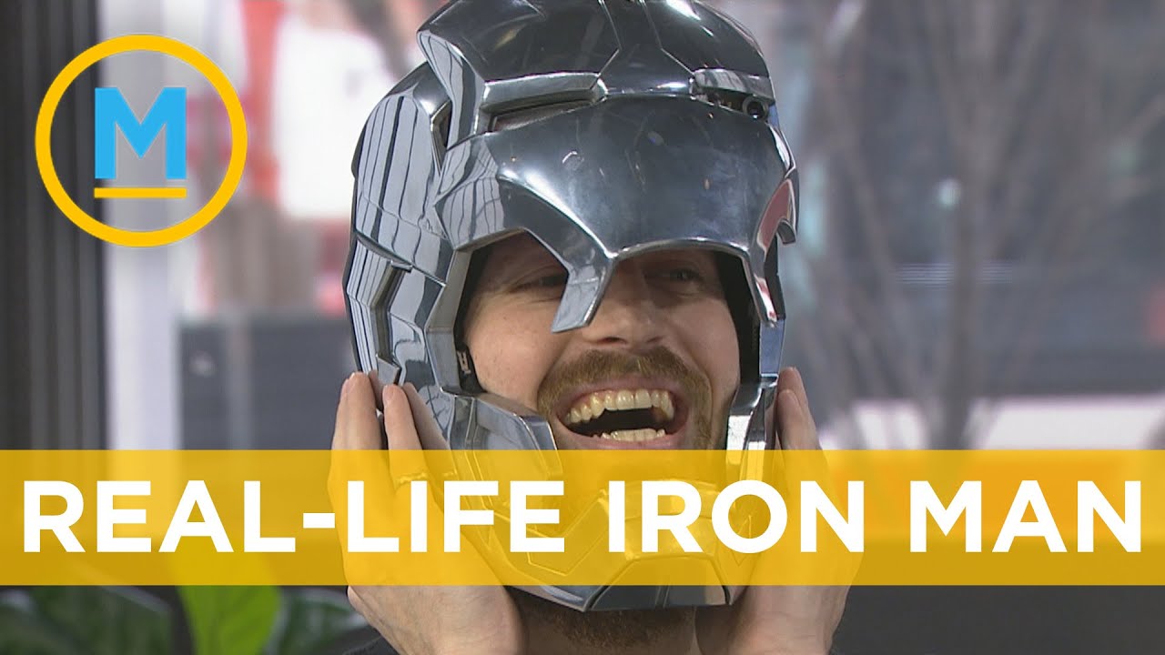 Youtuber The Hacksmith Shows Off His Iron Man Helmet
