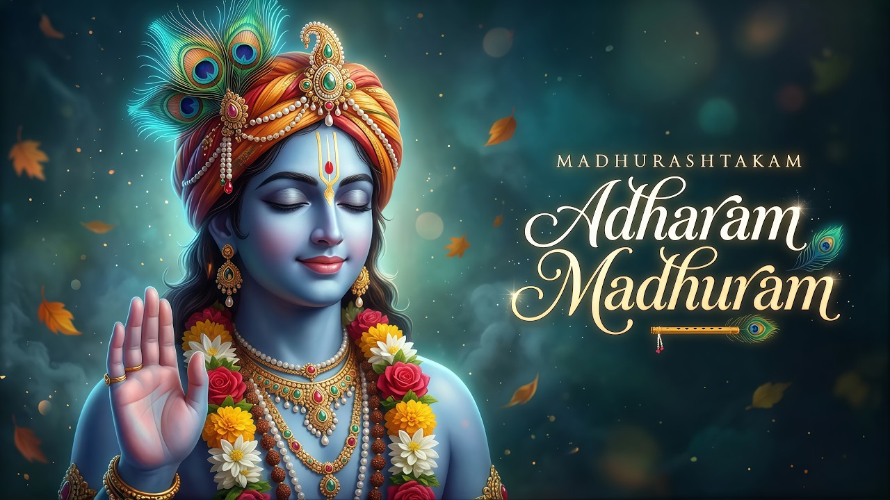 Adharam Madhuram 🙏 | Krishna Madhurashtakam for Deep Meditation & Soul ...