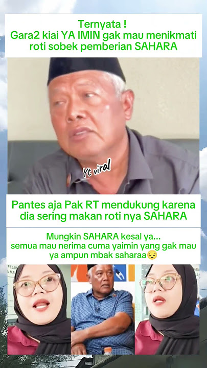 Shocking Story! Kiai Yaimin Rejects Sahara Bread, Netizens Instantly Excited! #yaimim #trending #...