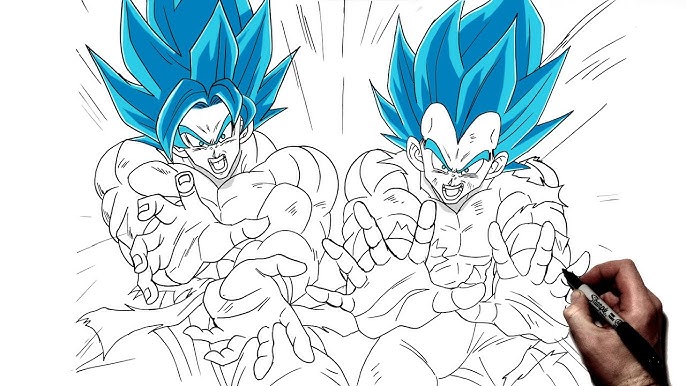 GOKU E VEGETA - Desenho de himozinn - Gartic