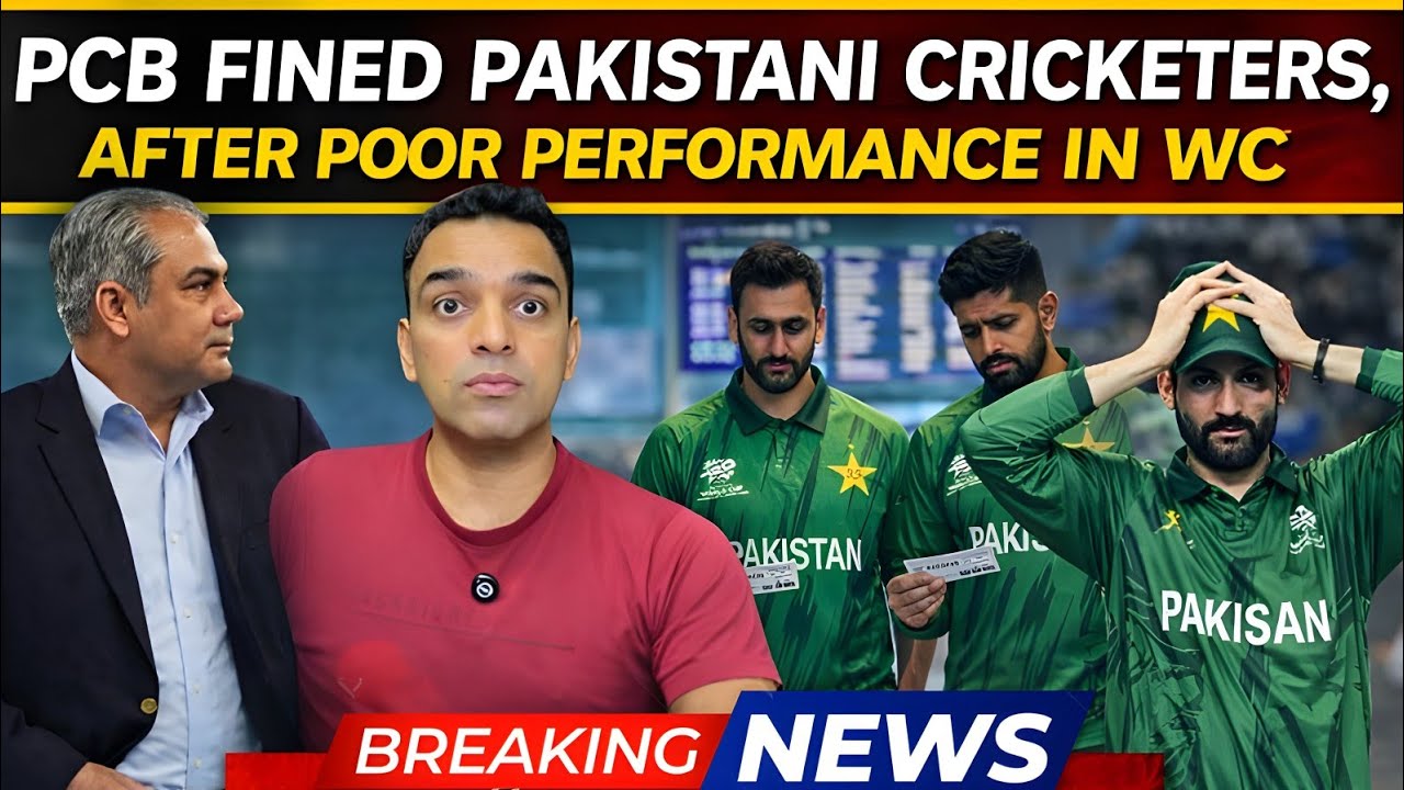 🔥 50 Lakh Fine on Pakistani Cricketers After T20 World Cup Disaster? Shocking Reports! 😱🏏