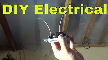 How To Remove Wiring Pushed Into A Light Switch-DIY Electrical