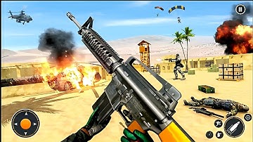 Real Commando Strike Gun Game - FPS Gun Shooter Games - Android GamePlay
