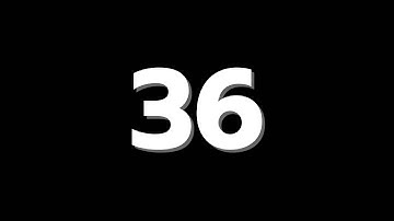 36 Second Countdown Timer With Sound Effect