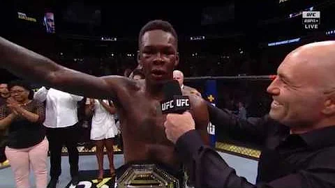 Adesanya Gastelum ROUND 5 HD 1080 60FPS W/ OCTAGON INTERVIEW (NOT CLICKBAIT)