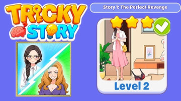 Tricky story : story 1 level 2 solution walkthrough ( find the strange clues in the living room ) 