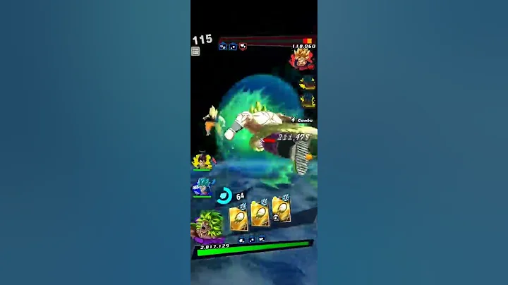 broly legendary super saiyan transformation #shorts