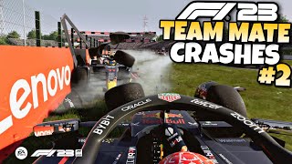 F1 23 TEAM MATE CRASHES #2