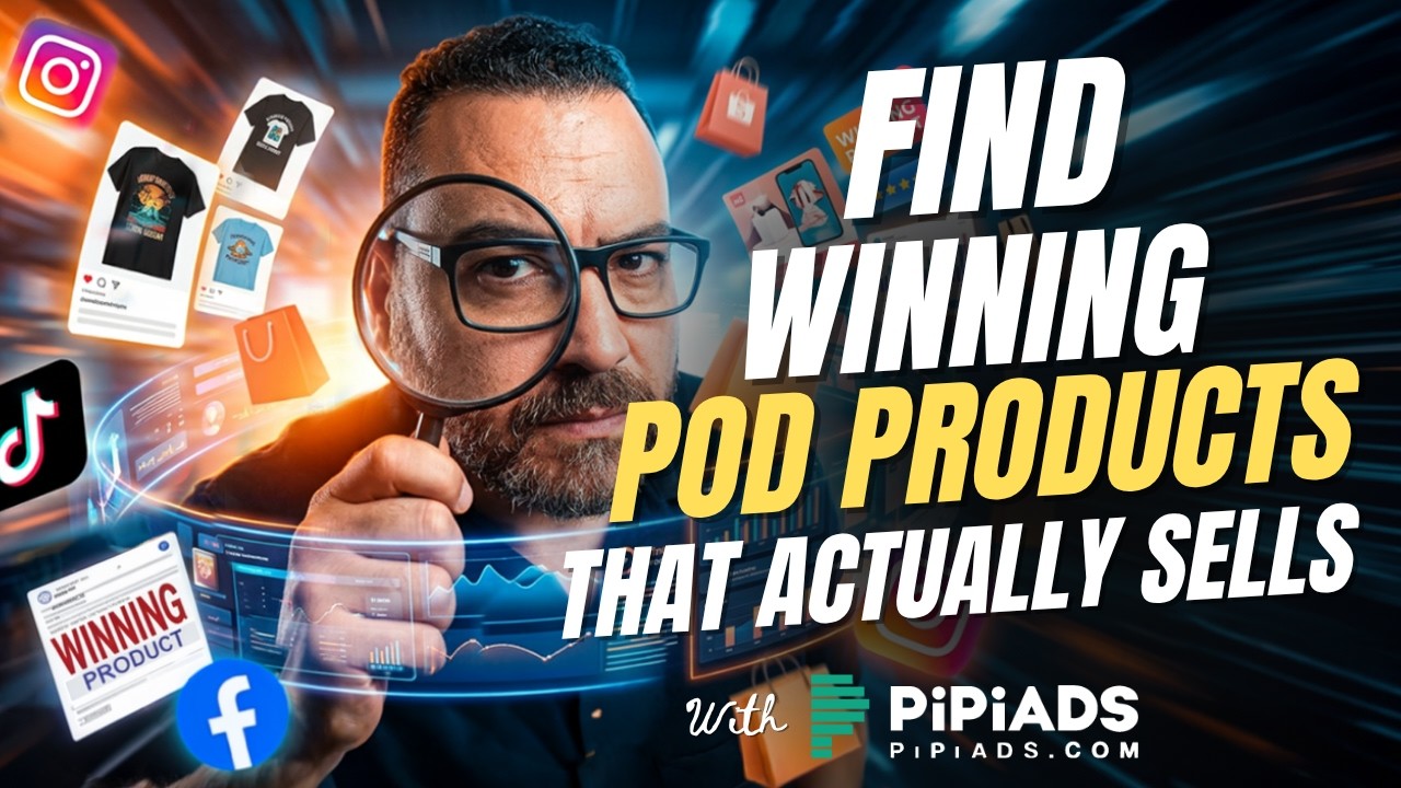Stop Guessing What Sells! Find Winning POD Products with PiPiAds AI Ad Spy 🎯
