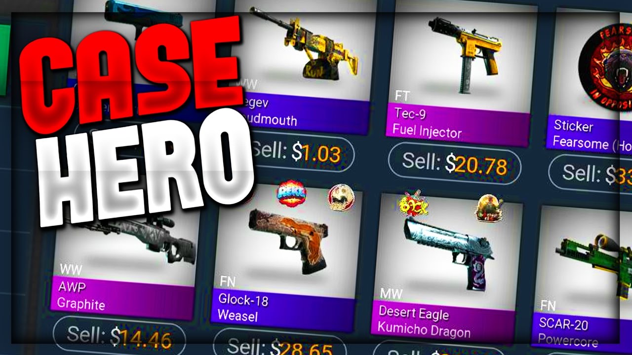 CASE HERO -  CASE CLICKER ON STERIODS!!! (CS:GO CASE SIMULATOR)