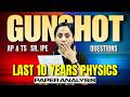 Sr. IPE Physics: Gunshot Questions! Last 10 Years PYQs to score 60/60!